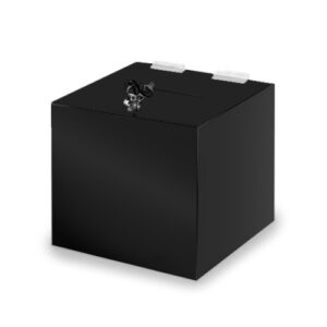 Black Acrylic Plexiglass Box 